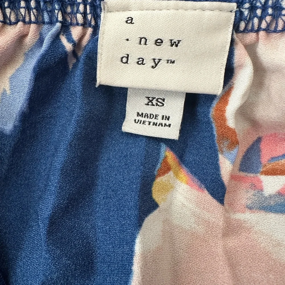 A New Day Maxi Skirt and Cami Floral Blue Set. - Picture 3 of 3